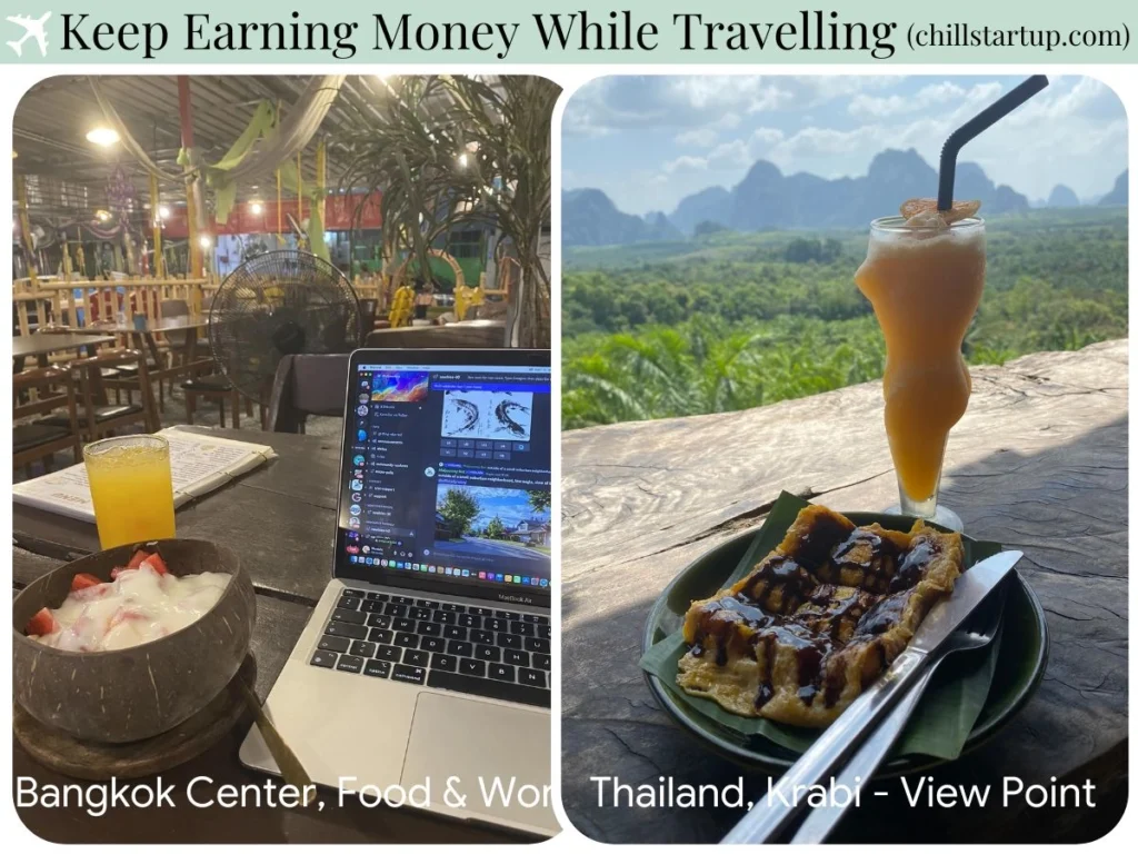 Keep Earning Money While Travelling